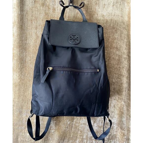 Tory Burch Ella Packable Nylon Backpack Black main image 9